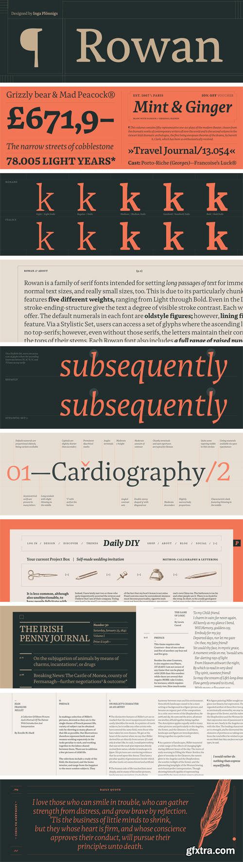 Rowan Font Family