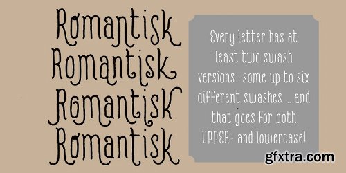 Romantisk Font Family - 2 Fonts