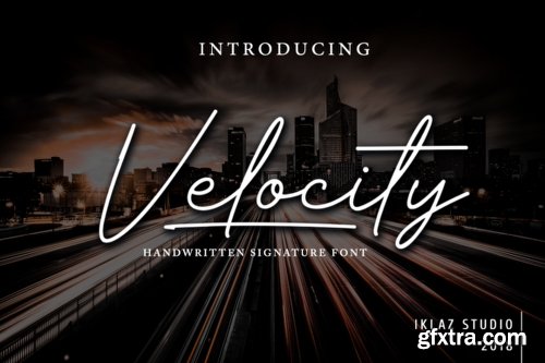 Velocity Font