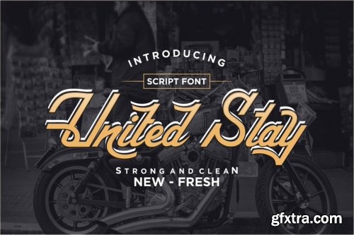 United Stay Font