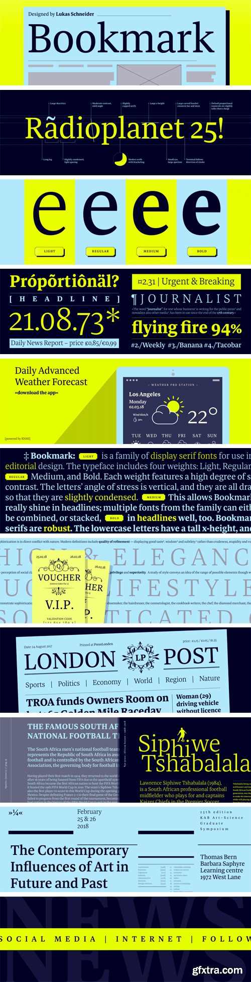 Bookmark Font Family