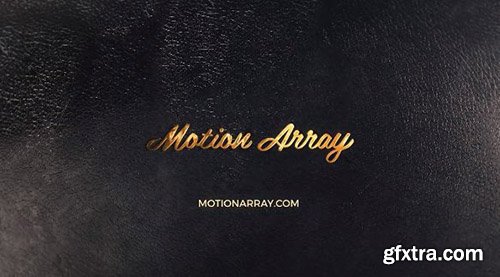 Leather And Gold Logo - After Effects 94260