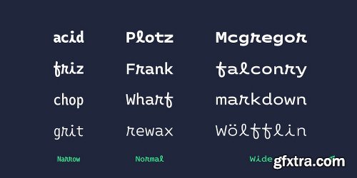 Monotalic Font Family - 12 FONTS