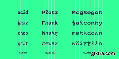 Monotalic Font Family - 12 FONTS