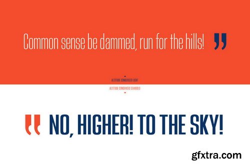 Altitude Condensed Font Family