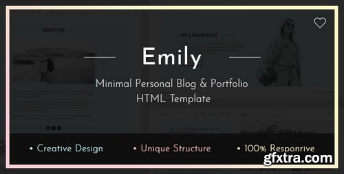 ThemeForest - Emily v1.0 — Personal Blog HTML Template - 20565691