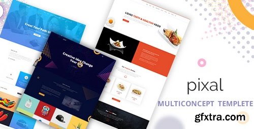 ThemeForest - Pixal v1.0 - Creative Multipurpose Template - 21888996