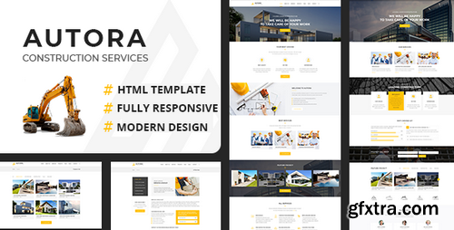 ThemeForest - Autora v1.0 - Construction Business HTML Template - 22224839