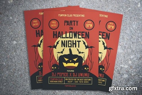 Halloween Party Night Flyer