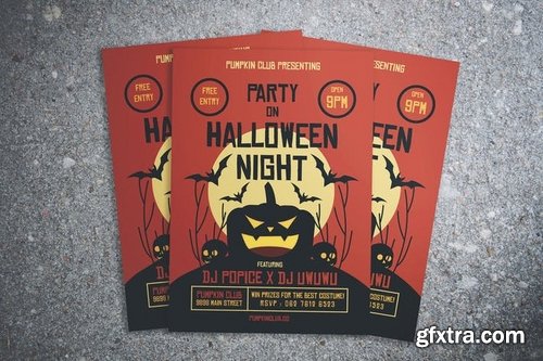 Halloween Party Night Flyer