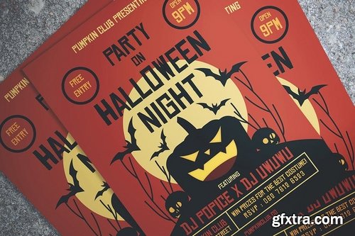 Halloween Party Night Flyer