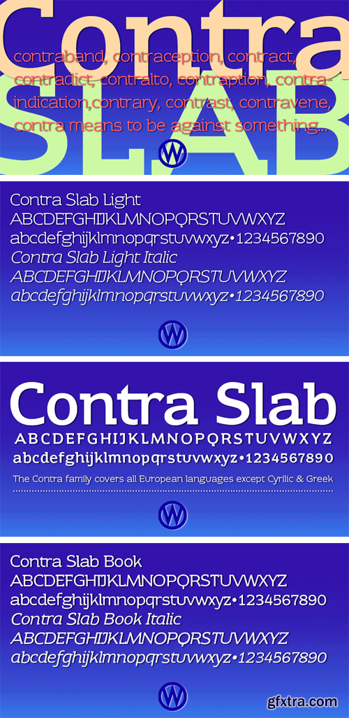 Contra Slab Font Family