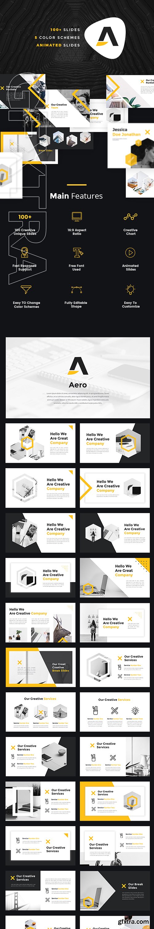 GraphicRiver - Aero - Pitch Deck PowerPoint Template 22386603