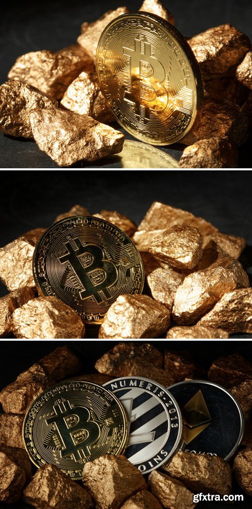 DesignBundles - Crypto Currencies 48 Background 57770