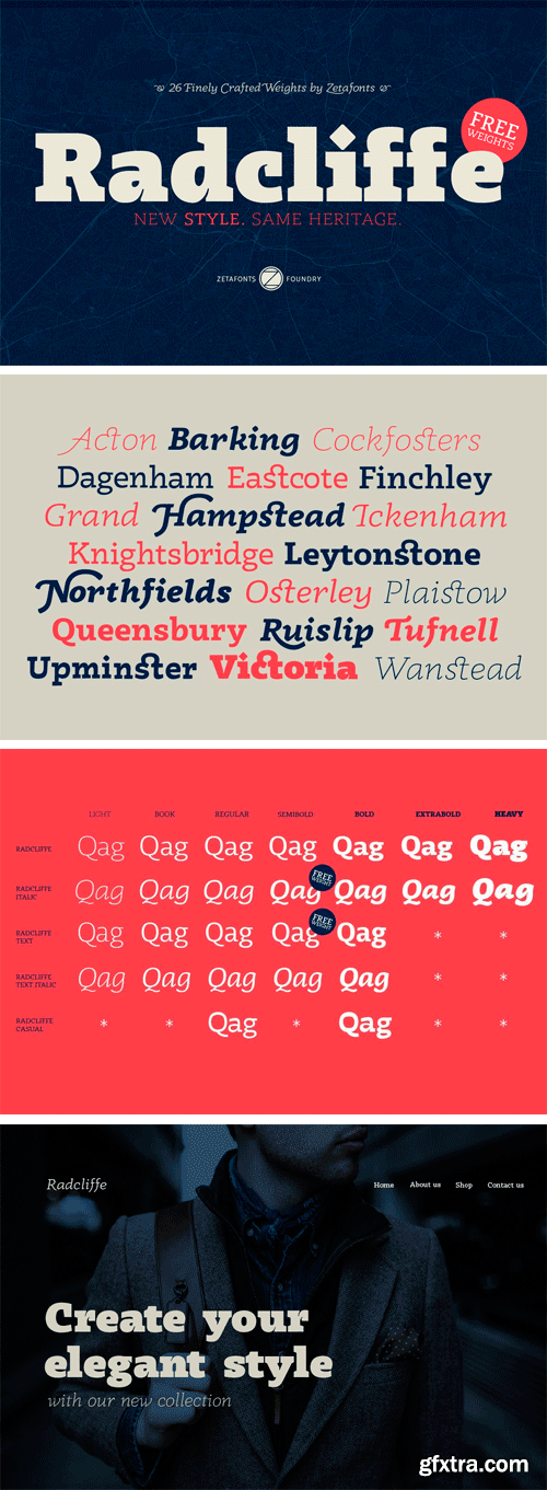 Radcliffe Font Family