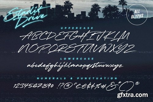 Starlit Drive Font Family