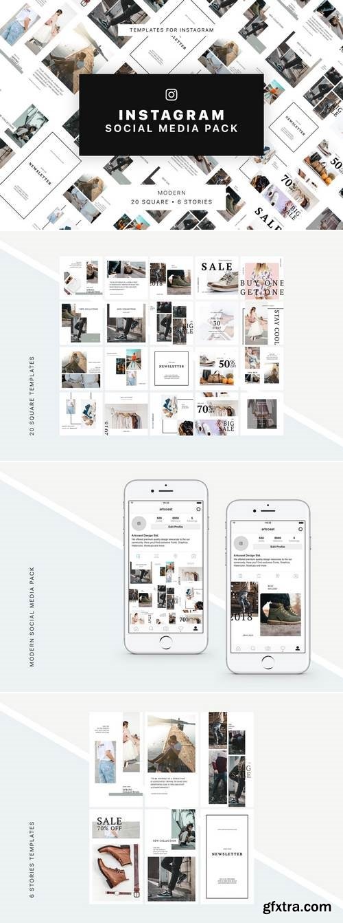 Modern Instagram Social Media Pack