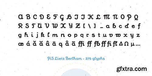 PiS LIETZ Berlham Font