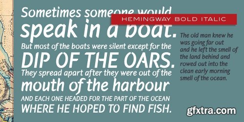 Hemingway Font Family- 9 Fonts