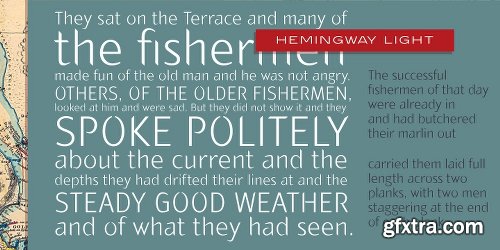 Hemingway Font Family- 9 Fonts