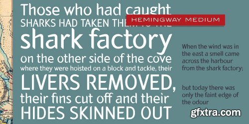 Hemingway Font Family- 9 Fonts