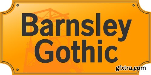 Barnsley Gothic Font Family- 9 Fonts