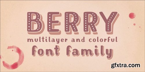 Mrs Berry Font Family - 6 Fonts