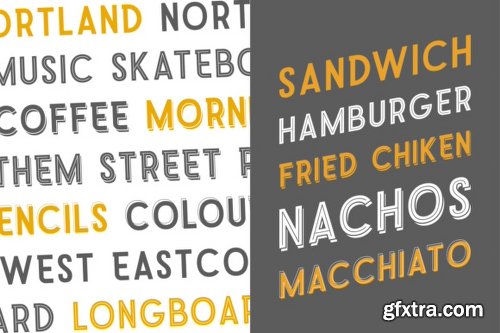 Explode Font Family - 4 FONTS