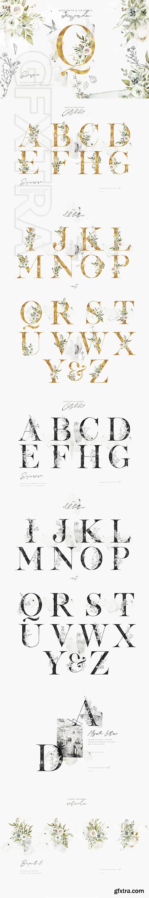 Evergarden Alphabets&Graphics