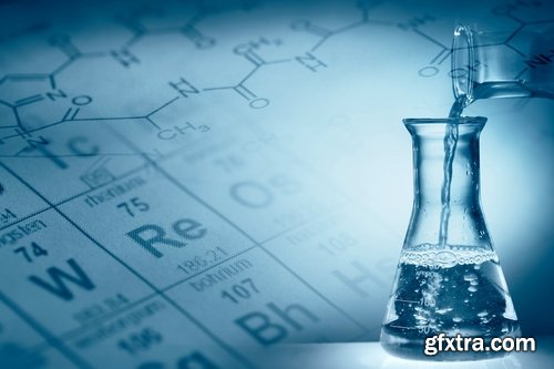 Science of chemistry laboratory study of chemical formula graph dishes 25 HQ Jpeg