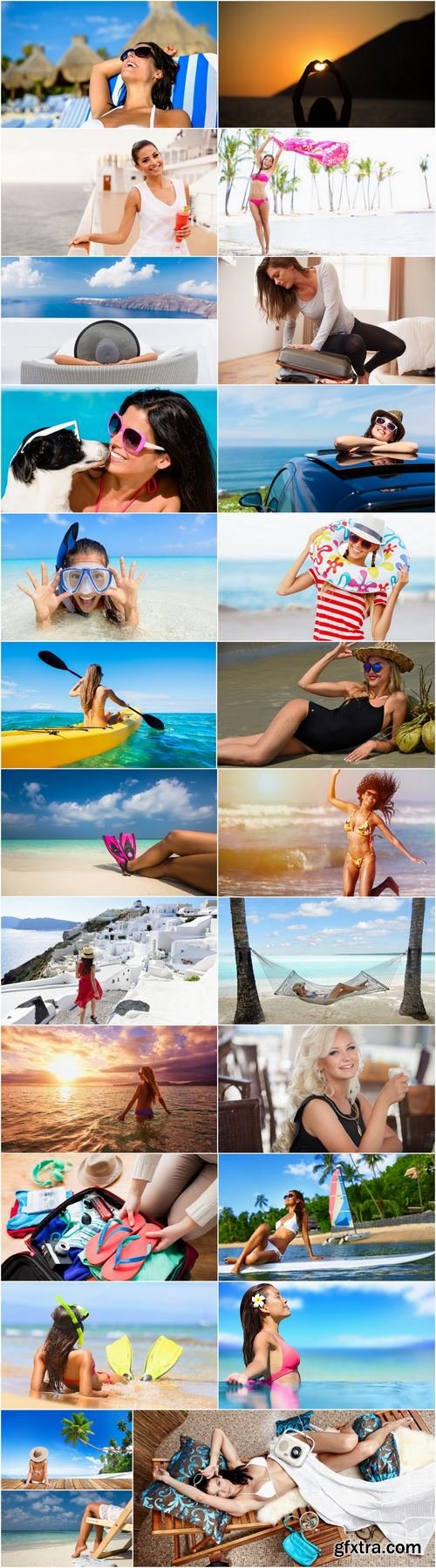 Girl woman on holiday vacation travel tourism sea beach 25 HQ Jpeg