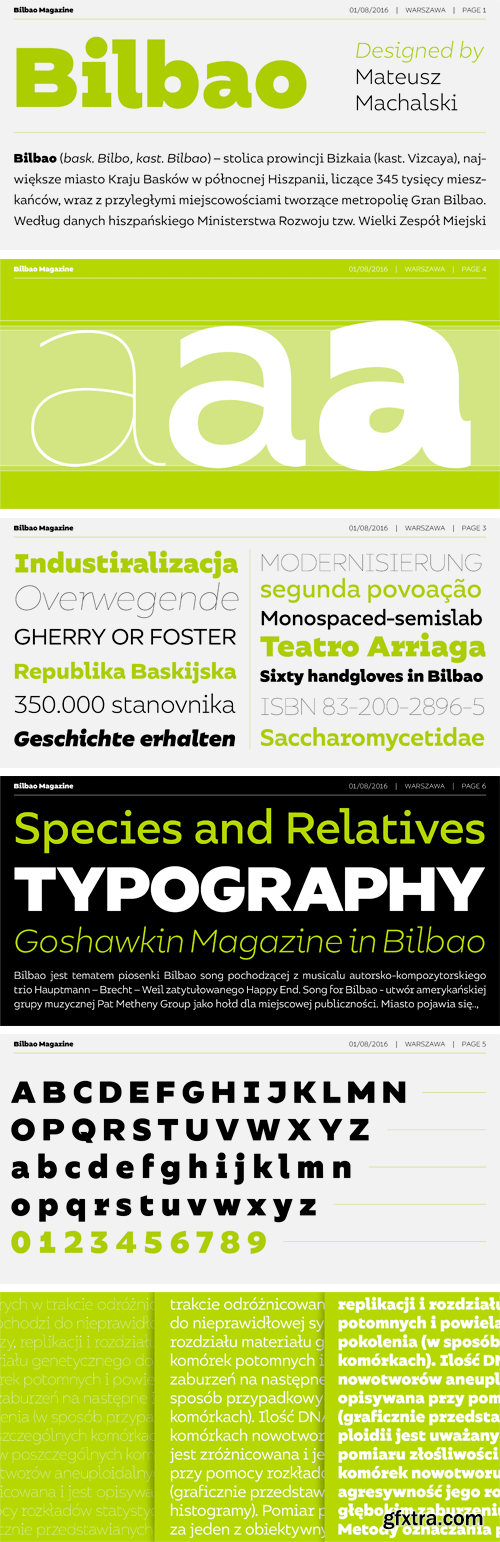 Bilbao Font Family