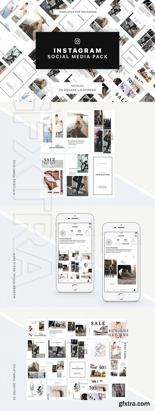 Modern Instagram Social Media Pack