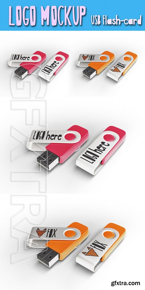 USB storage Mockup