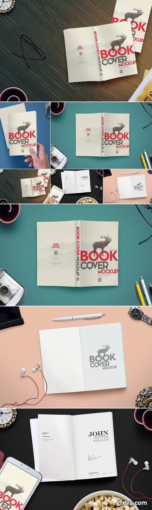 Book Cover Mockups Scene