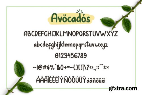 Avocados Font