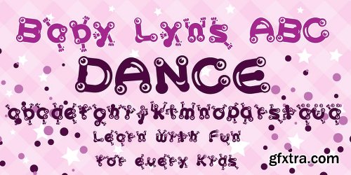 Baby Lyns ABC Font Family - 9 Fonts