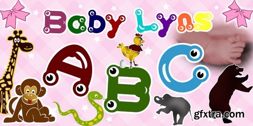 Baby Lyns ABC Font Family - 9 Fonts