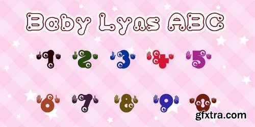 Baby Lyns ABC Font Family - 9 Fonts