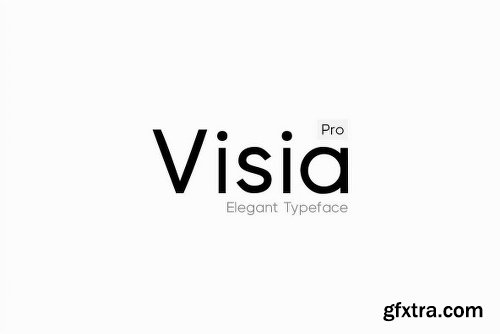 Visia Pro Font Family - 18 Fonts