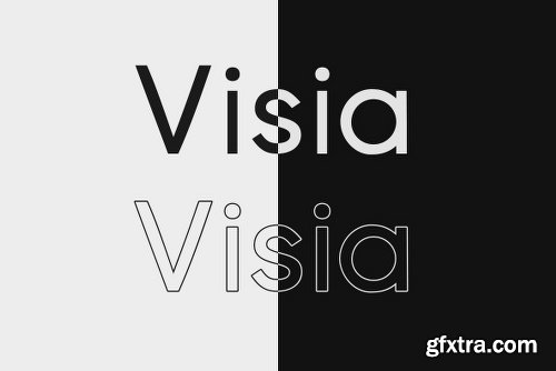 Visia Pro Font Family - 18 Fonts