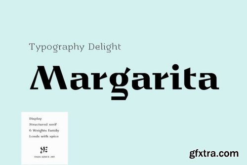 YE Margarita Font Family - 6 Fonts