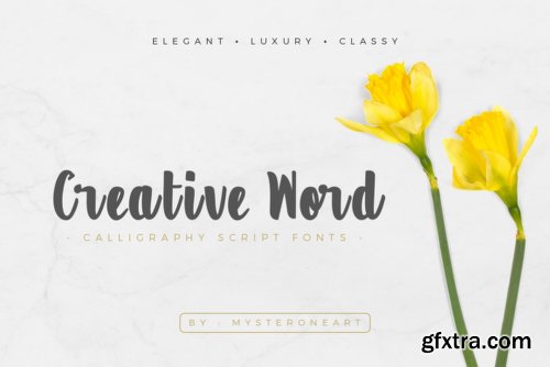 Creative Word Font