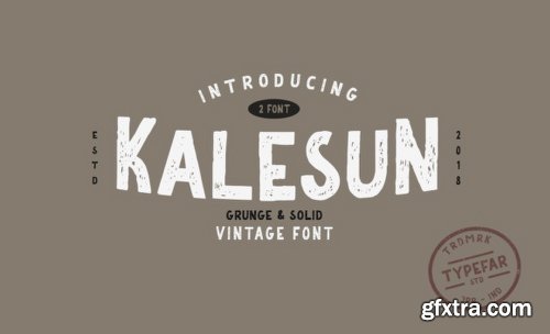 Kalesun - 2 Fonts