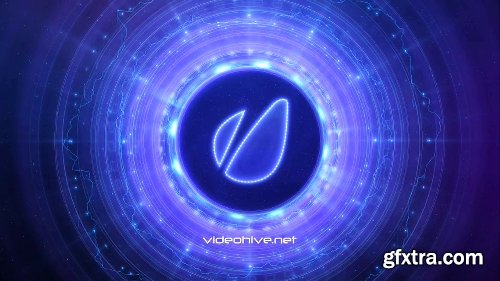 Videohive Disk Galaxy Logo Reveal 8102796