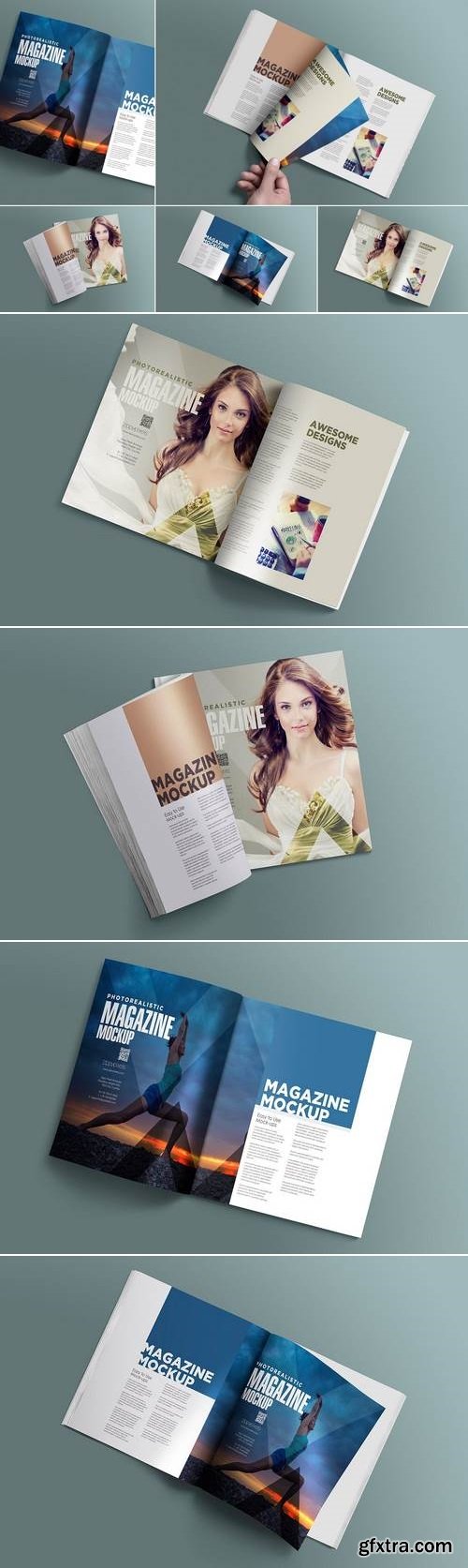 Open Magazine Mockups