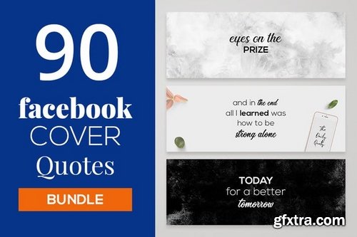 90 Facebook Cover Quotes Bundle