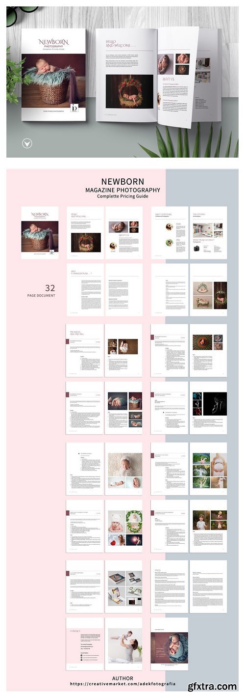 CM - Newborn Studio Magazine Template 2840518