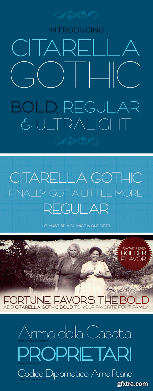 Citarella Gothic Full Family