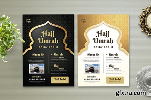 Hajj & Umrah Flyer Template